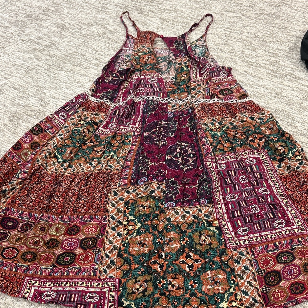 Mittoshop Multicolor Patchwork Mini Dress - image 2